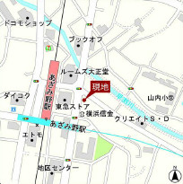 あざみ野パークハウスの地図