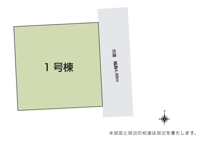 [新築住宅] 熊谷市弥藤吾 全1邸の区画図
