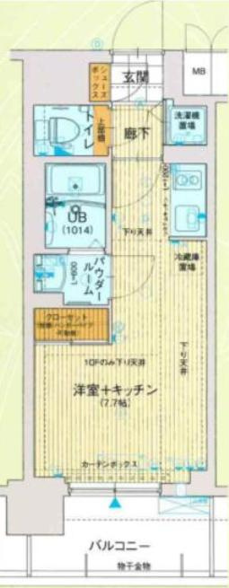 アスヴェル兵庫駅前の間取り