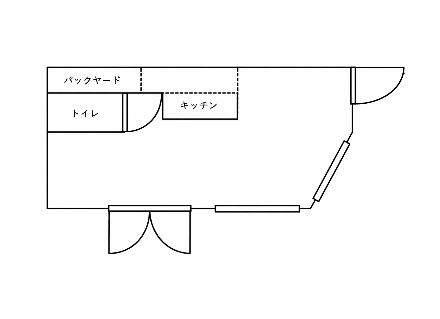 いほりビル 貸店舗・事務所の間取り