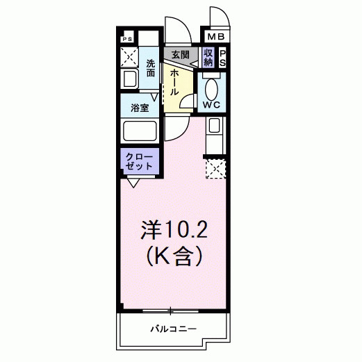 プリムローズ　Ⅱの間取り