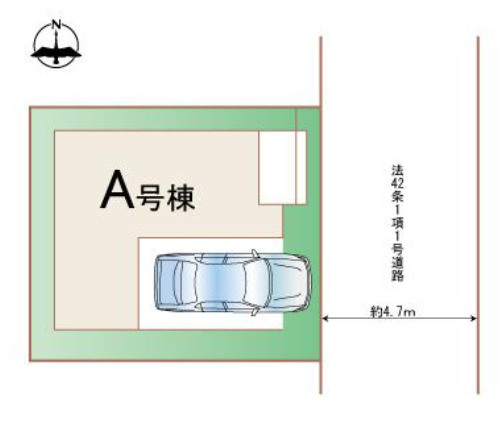 【区画図】 | 八尾市太田7丁目 | 「住宅性能等級」において6項目で一番良い等級を取得予定の物件です☆【耐震等級（倒壊防止・損傷防止の2項目）・耐風等級・劣化対策等級・維持管理対策等級・ホルムアルデヒド発散等級】