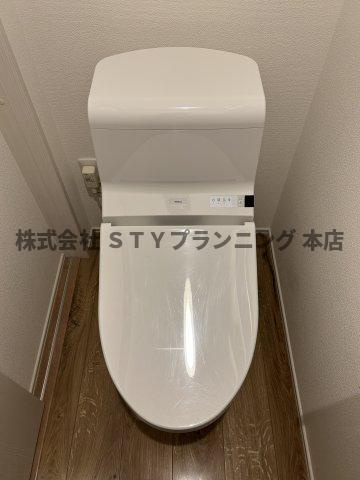 仲介手数料0円！ル・ベリエ平安通のトイレ