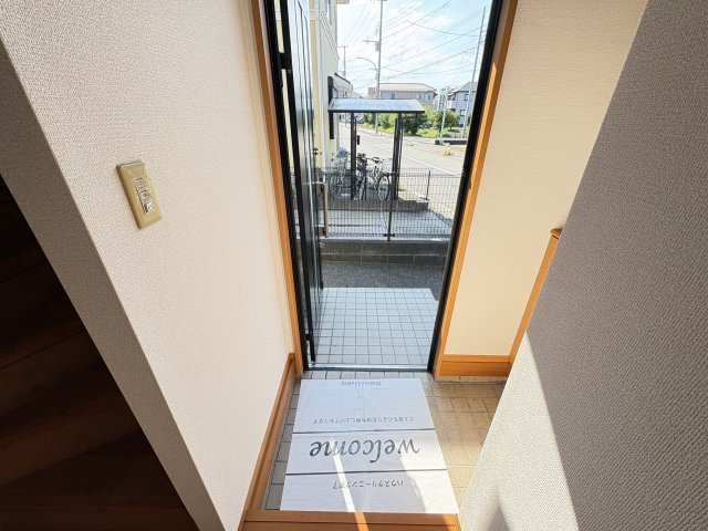 クレールAの玄関