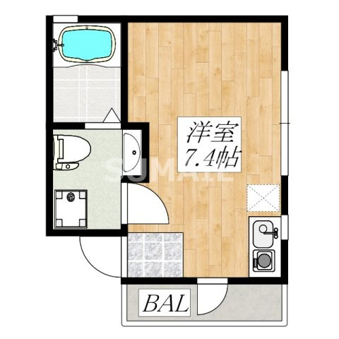 アパートメント新小岩Ａ棟の間取り|間取り☆