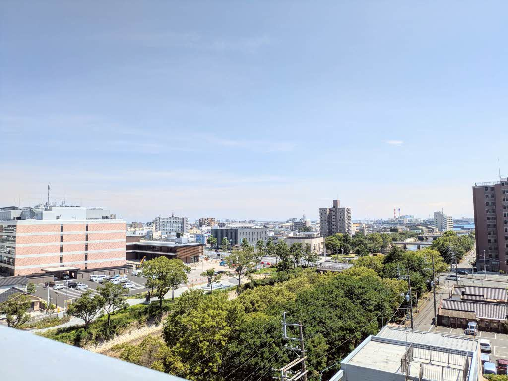 真締川ハイツの展望