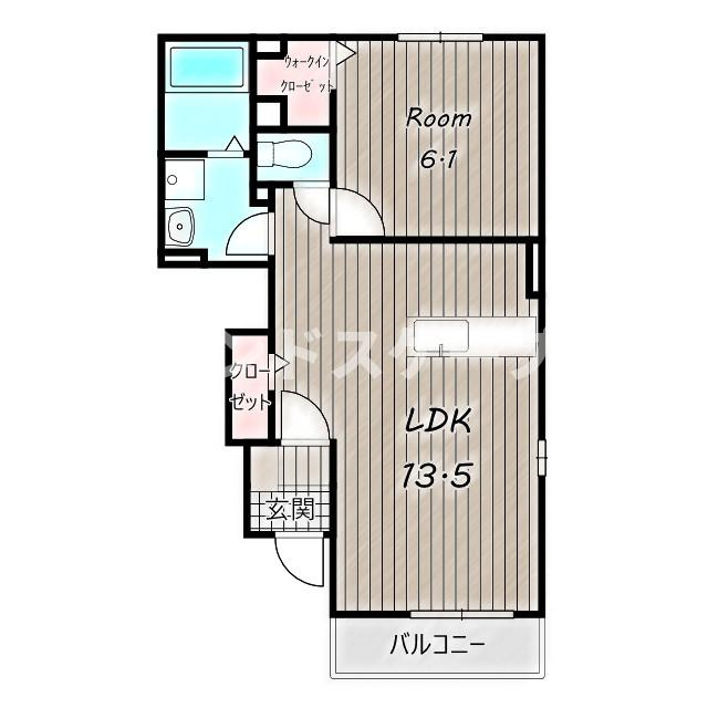 セルフィーユⅡの間取り|高崎、前橋のお部屋探しはエンドスケープまで！お客様の理想お聞かせ下さい♪