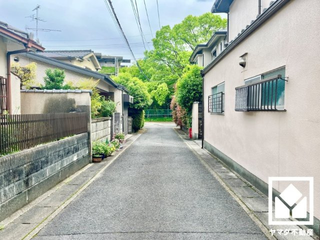伏見区桃山町伊賀の前面道路含む現地写真