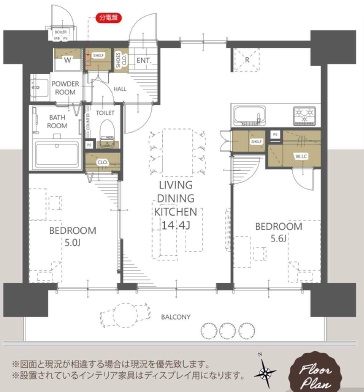 アイディスクエア川越新富町の間取り