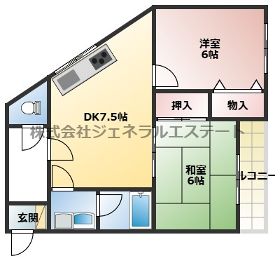 【間取り】 | ソルレベンテ1