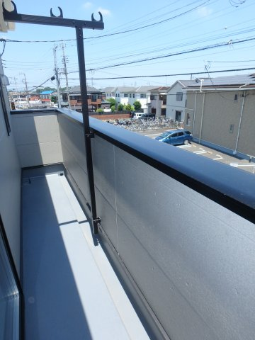 鶴ヶ島市中新田新築戸建のバルコニー