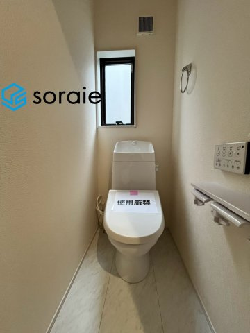 川越市中台全13棟　新築戸建　リーブルガーデンのトイレ|9/8　撮影