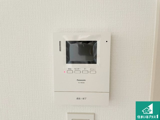 ★29(土)30(日)現地見学可能！★八幡市八幡安居塚　限定1邸の防犯設備|カラーモニターインターホン！声だけでなく来訪者の姿や顔がモニターで確認できるので、小さなお子様がいらっしゃるご家庭でも安心できます！