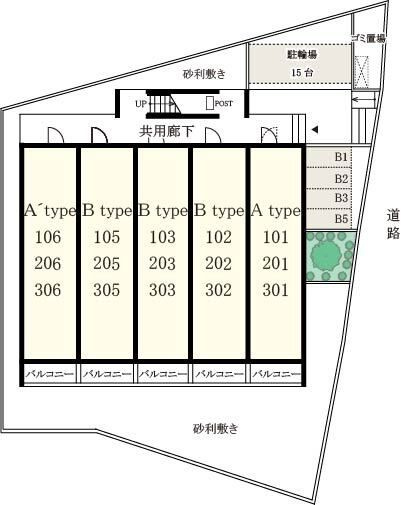リブリ・柏泉町 の区画図