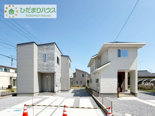 【外観】 | 牛久市牛久町第1期　新築戸建　3号棟 | デザイナーズのようなお洒落な外観です(^^♪