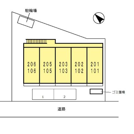 アマービレの区画図