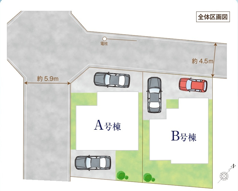 酒井根2丁目1893番【酒井根小学校:徒歩6分】の区画図