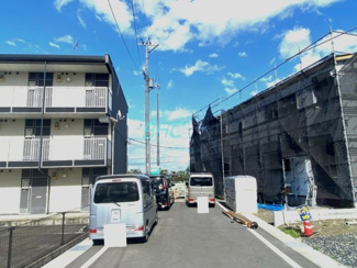 【前面道路含む現地写真】 | 雄琴５丁目　分譲７区画２号地