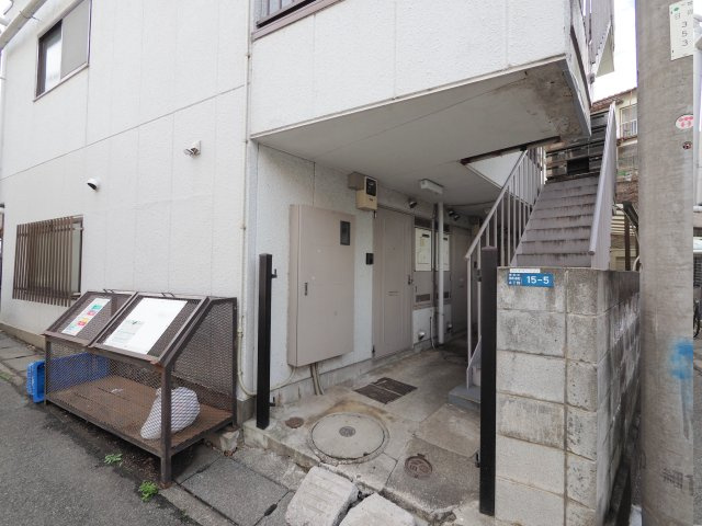 カミキマンションのエントランス