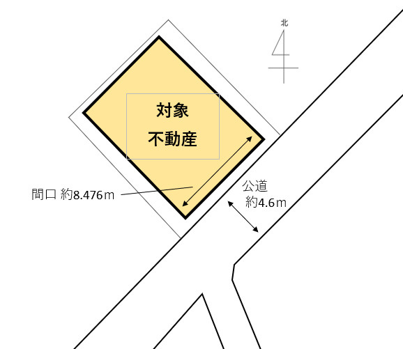 安芸郡府中町桃山1丁目の区画図