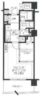 【間取り】 | ロイヤルパークス桃坂