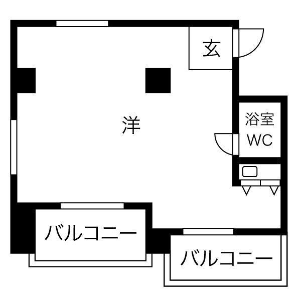 レバンガ西本町APの間取り
