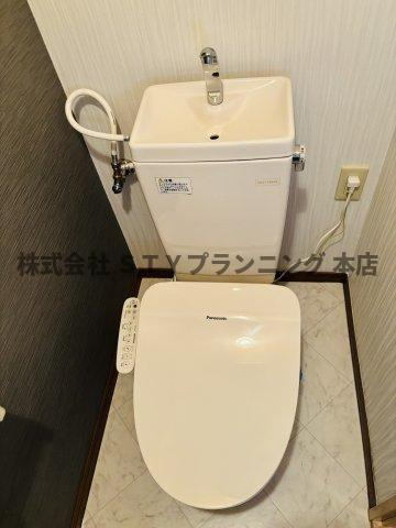 仲介手数料0円！ボナールハイムAのトイレ