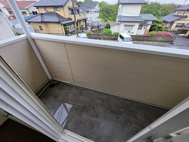 ハニーハイツⅡのバルコニー