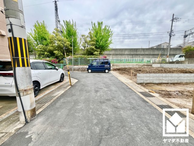 宇治市大久保町大竹　1期　1号地の前面道路含む現地写真|4月24日　現地写真更新