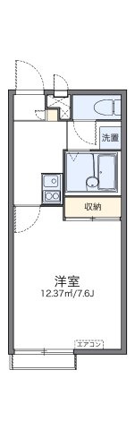 レオパレス美原長田の間取り