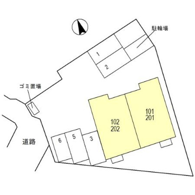 【区画図】 | Newdorf(ﾆｭｰﾄﾞﾙﾌ)壱番館
