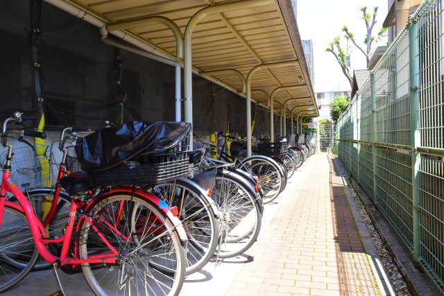 府中市武蔵台３丁目の中古マンションの駐輪場
