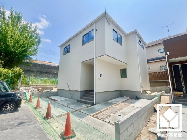宇治市大久保町大竹　1期　2号地の前面道路含む現地写真