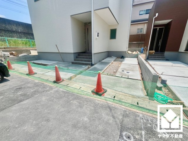 宇治市大久保町大竹　1期　2号地の駐車場