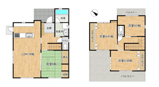 【間取り】 | 福岡県福岡市早良区野芥6丁目