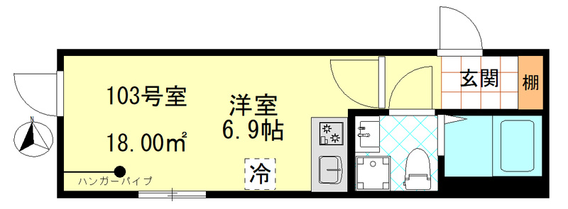 Celeste KOGANEの間取り