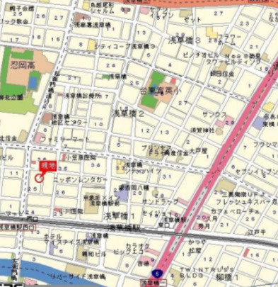 シティコープ浅草橋90の地図