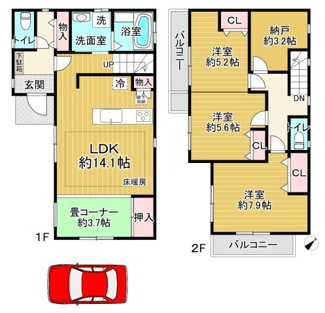 【間取り】 | 日野市石田１丁目戸建