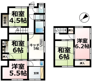 【間取り】 | 衣川3丁目