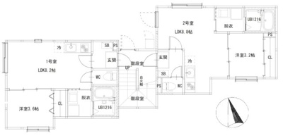 【区画図】 | 西新井栄町一丁目2B