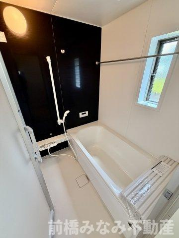 【新築】前橋市青柳町第28　８号棟(全10棟)　クレイドルガーデン　新築建売分譲の浴室|日々の暮らしに欠かせないお風呂です