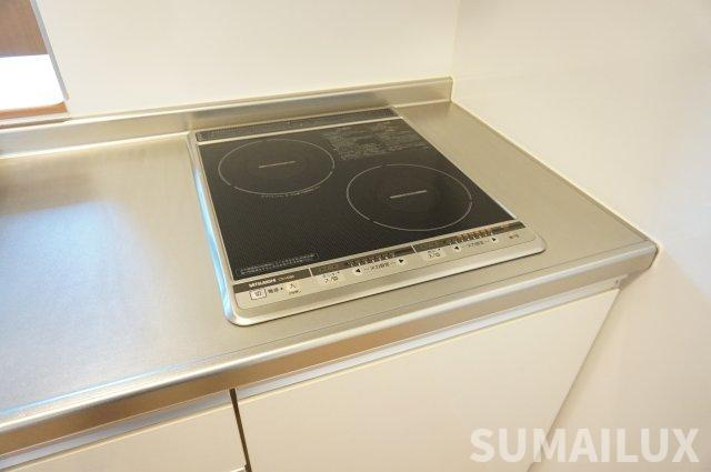 熊本市北区麻生田２丁目のアパートのキッチン