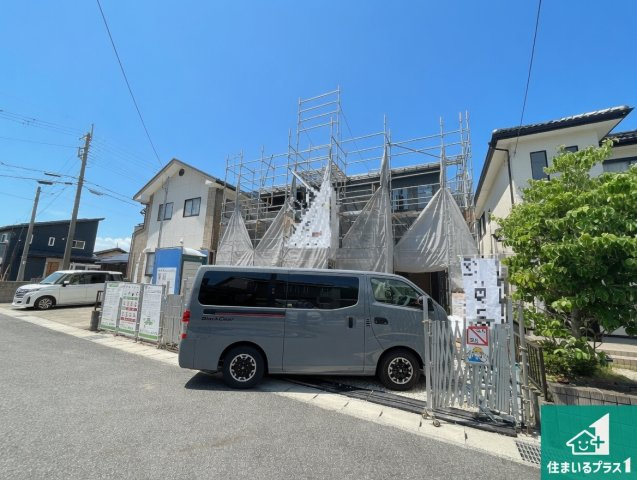 近江八幡市船木町　第1期　新築一戸建ての外観|現在の進捗状況です！順調に作業進行中、完成が待ち遠しいです！詳細の間取り等、お気軽にお問い合わせください！