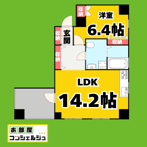 FONTANA(フォンターナ)の間取り