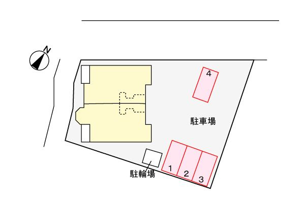 サンリットパークの駐車場