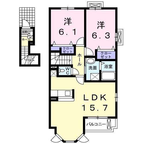 サンリットパークの間取り