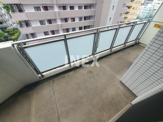横浜市中区山田町の賃貸マンションのバルコニー