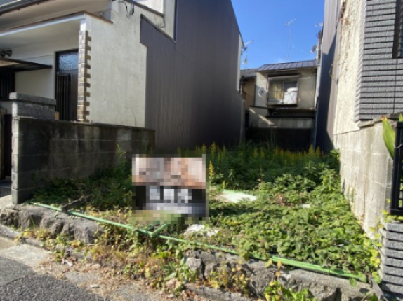 岡崎天王町 建築条件無し 土地の外観