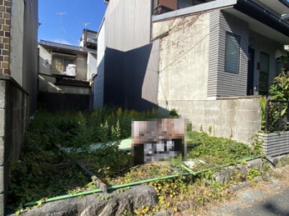 岡崎天王町 建築条件無し 土地の外観