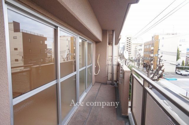 【内観：施工例】 | シャトー三愛 | 【同マンション同形状のバルコニー☆※眺望は異なります。】南向きのバルコニーです☆